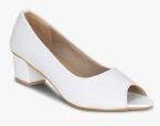 Get Glamr White Peep Toes Women