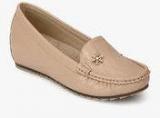 Ginger By Lifestyle Beige Moccasins Women