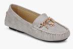 Ginger By Lifestyle Grey Regular Loafers Women