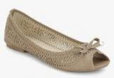 Ginger By Lifestyle Khaki Belly Shoes Women