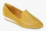 Ginger By Lifestyle Mustard Yellow Belly Shoes Women