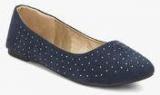 Ginger By Lifestyle Navy Blue Belly Shoes Women