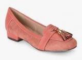 Ginger By Lifestyle Pink Tassel Belly Shoes Women