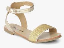 Gini & Jony Golden Glitter Sandals girls