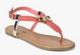 Gini & Jony Peach Sandals Girls