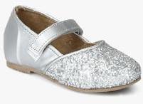 Gini & Jony Sabina Silver Mary Jane Glitter Belly Shoes girls