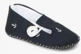 Gini & Jony Side Button Navy Blue Loafers Boys