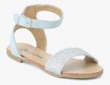 Gini & Jony Silver Glitter Sandals Girls