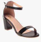 Gnist Black Solid Sandals Women