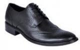 Hitz Black Brogue Formal Shoes Men