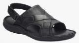 Hitz Black Sandals Men