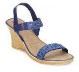 Hm Blue Wedges Women