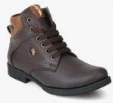 Hoopers Brown Derby Boots Men