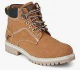 Hoopers Tan Derby Boots Men