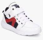 Hoopers White/Navy Blue Sneakers Boys