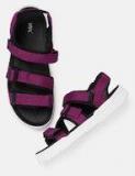 Hrx By Hrithik Roshan Purple Sports Sandals Girls