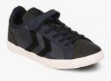 Hummel Deuce Court Jr Navy Blue Sneakers Boys