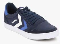 Hummel Slimmer Stadil Duo Lo Navy Blue Sneakers women