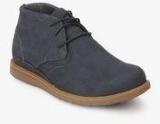 Hush Puppies Barrett Flight Navy Blue Derby Boots Men