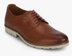 Hush Puppies Brown Derby Formal Shoes Men