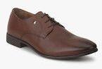 Hush Puppies Brown Solid Derbys Men