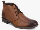 Hush Puppies Carlos Mid Cut Brown Boots Men