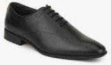 Hush Puppies Fred Single Piece Black Formal Shoes Men