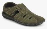 Hush Puppies Harlet Fisherman Olive Sandals Men