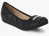 Hush Puppies Madrid Black Belly Shoes Women