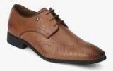 Hush Puppies New Fred Laser Brown Derby Formal Shoes Men