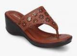 Hush Puppies Wave Toepost Brown Sandals Women