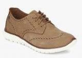 Hush Puppies Zula Tricia Brown Derby Brogue Lifestyle Shoes women