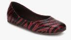 Hype Maroon Belly Shoes Women