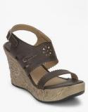 Illy Brown Wedges Women