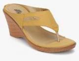 Illy Yellow Wedges Women