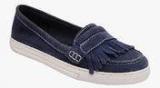 Ilo Navy Blue Moccasins Women