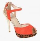 Ilo Orange Stilettos Women