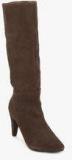 Inara Brown Calf Length Boots Women