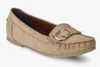 Inc 5 Beige Leather Regular Loafers Women