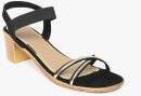 Inc 5 Black Solid Sandals Women