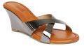 Inc 5 Women Gunmetal Toned Solid Sandals