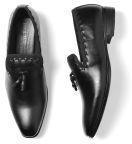 Invictus Black Semiformal Slip Ons Men