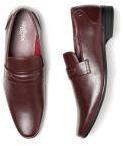 Invictus Burgundy Semiformal Slip Ons Men