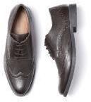 Invictus Coffee Brown Textured Brogues Men