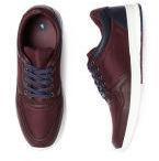 Invictus Maroon Synthetic Regular Sneakers Men