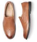 Invictus Tan Brown Formal Slip Ons Men