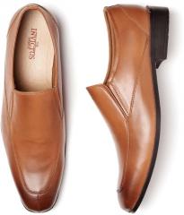 Invictus Tan Brown Semiformal Slip Ons men