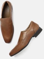 Invictus Tan Slip On Formal Shoes men