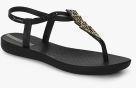 Ipanema Black Sandals Girls