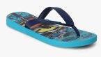 Ipanema Navy Blue Printed Thong Flip Flops Boys